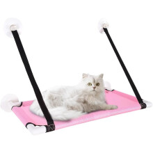 Rede para gatos, rede para janela, poleiro para gatos, cama para gatos com rede para sol, deck respirável,