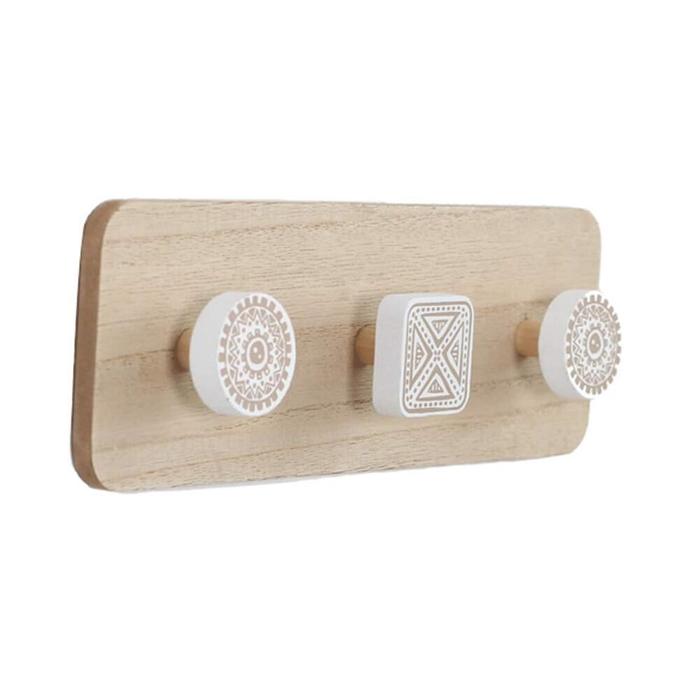 SAP - patères en bois, porte-manteau mural robuste (taille : L-30cm)