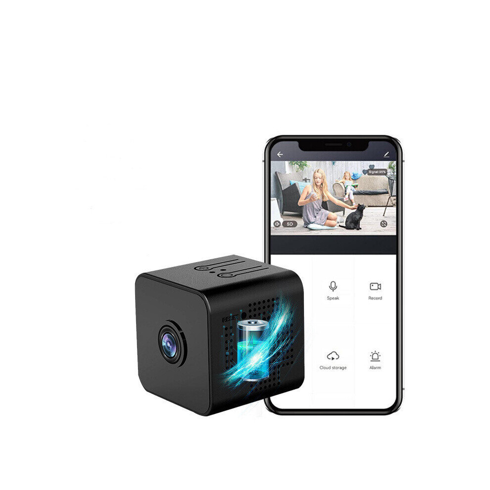 Caméra de surveillance intérieure Wi-Fi 1080P 2,4 GHz/5 GHz, caméra IP 360, compatible avec Alexa Home, vision