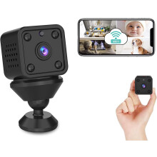 WiFi-minikamera - 1080P-kamera Ladattava Kannettava Lastenvahti Lemmikkitoimisto Autotalli Kodinvalvontakamera