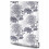 Papel de parede para sala de estar com flores de crisântemo preto e branco 1