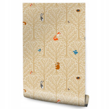 Papel de parede Floresta colorida Animais Árvores Floresta Natureza