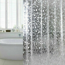 Tende da doccia antimuffa impermeabili per il bagno, 100% EVA, 180 x 200 cm, inclusi 12 anelli per tenda da doccia