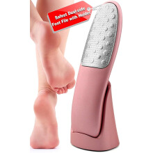 Esfoliante para os pés com suporte, lixa para os pés, raspador prático para os pés, removedor de pele