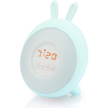 Sveglia con luce LED, lampada da notte con controllo touch, luce notturna, simulatore di alba e tramonto, regolabile