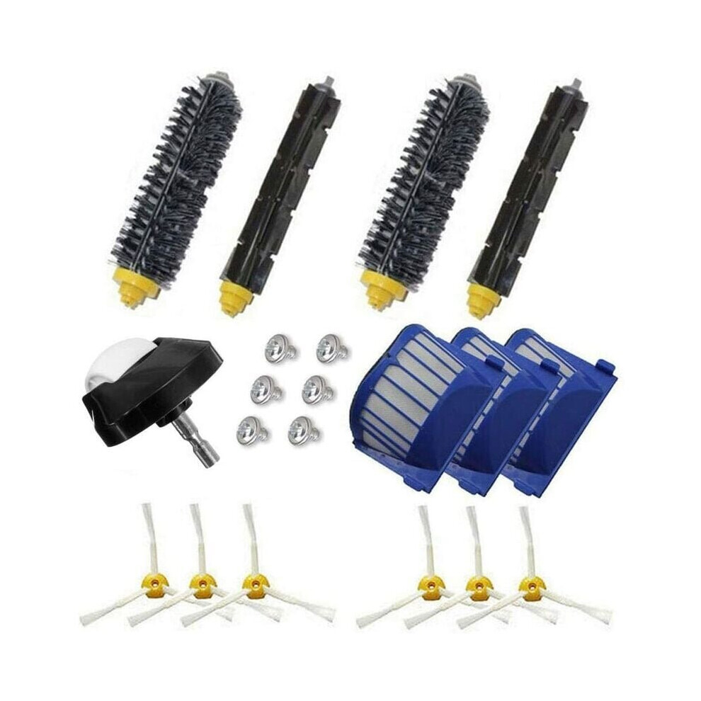 Kit d'accessoires pour iRobot Roomba série 600 Pièces de rechange pour 600 605 610 615 620 625 630 635 640 645