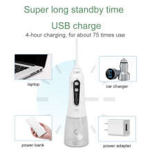 Fio dental oral universal sem fio, 5 modos, irrigador oral portátil, recarregável, IPX8, à prova d'água,