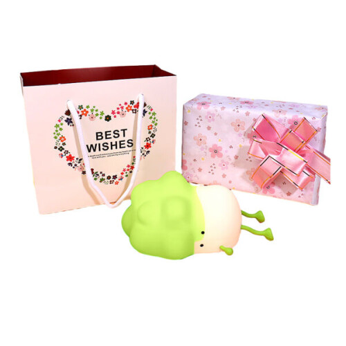 Support TV CDQ Veilleuse pour enfant, Brocoli Vert Veilleuse, Touch vert