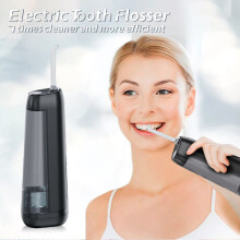 Irrigador oral portátil, irrigador oral recarregável sem fio, 3 modos de limpeza, à prova d'água IPX6,