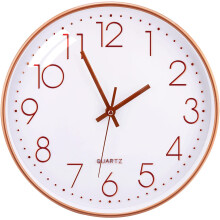 Orologio da parete con numeri, 30 cm, silenzioso, orologio da parete in plastica, orologio a pendolo, orologio