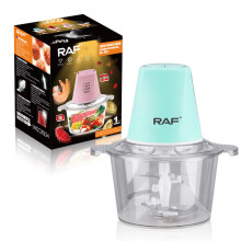 Tritacarne Robot da cucina, tritacarne elettrico da 200 W con ciotola, lama a S a 4 lame in modo efficiente