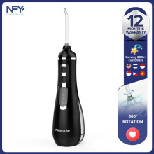Umidificador bucal elétrico, fio dental portátil, limpeza dos dentes