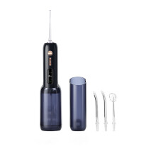 Fio dental sem fio: umidificador bucal portátil, limpador de dentes dobrável e recarregável para viagem,