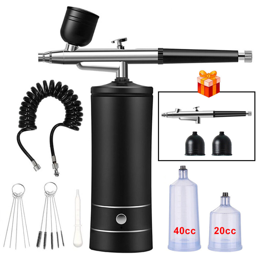 Mini aérographe Portograph pour compresseur d'ongles et de maquillage, compresseur de peinture aérographe sans