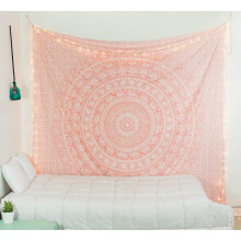 Tapiséria so stromom Nástenná tapiséria Psychedelická lesná a vtáčia Mandala Hippie Boho Tapiséria Tapiséria