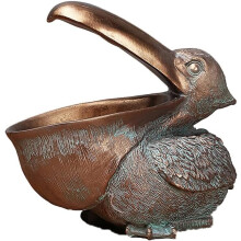 Dekorácie modelu Pelican, jedinečný realistický dizajn Big Mouth, Vintage dekorácie Pelican pre domácu