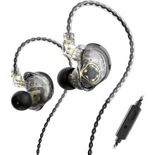 Fones de ouvido intra-auriculares 10 mm 1D Hifi Monitor de graves, protetores auriculares para academia,