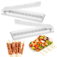 2x Máquina de Kebab, Forma de Pressão de 11 Polegadas de Comprimento, Forma de Kebab Manual, Máquina