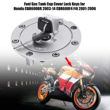Tappo serbatoio carburante per moto con serratura e 2 chiavi CBR600RR 2003-2014 CBR600F4 F4i 2001 2002 2003 2004