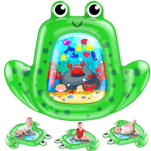 Tapete de agua para bebés y niños pequeños, tapete de juego de PVC impermeable lleno de agua para bebés, excelentes