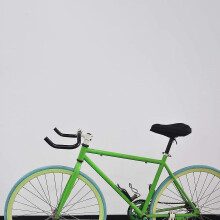 Guidão de bicicleta de liga de alumínio Fmfxtr Bullhorn 25,4 mm 390 mm
