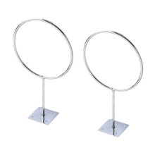 Soporte de pared de acero inoxidable para exhibir balones deportivos, ideal para practicar baloncesto, fútbol
