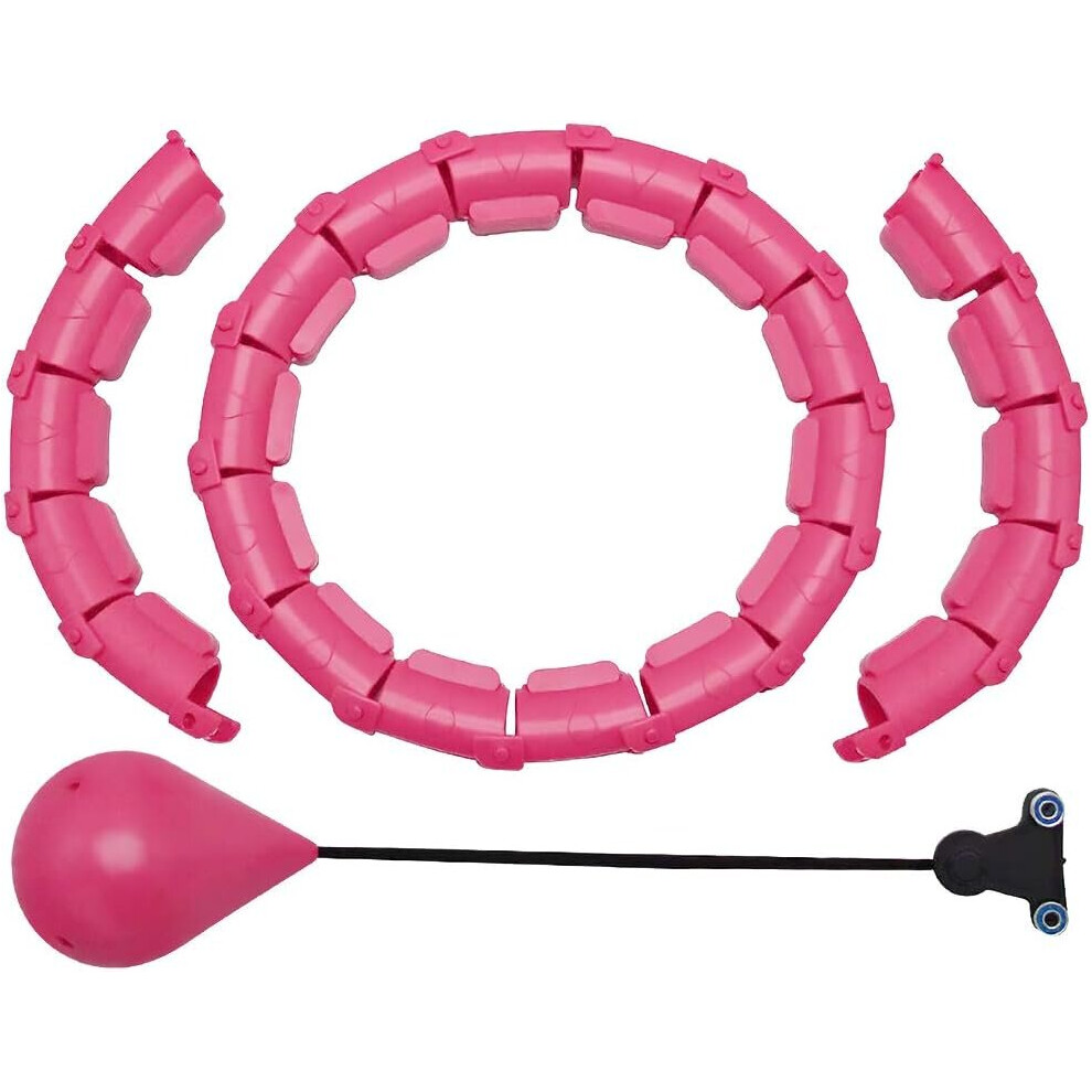 Hula Hoop de fitness, cerceaux de fitness intelligents pour la perte de poids, 24 nœuds de fitness réglables,