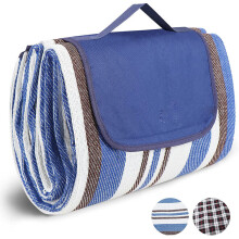 Manta de picnic grande, impermeable y resistente a la arena, ideal para conciertos familiares, playa y parque.