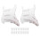 Micro guitare électrique simple bobinage Clear Sound 11 trous précâblé blanc 1