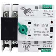 Refrigerador de coche de 230 V CA, 100 A, interruptor de transferencia de potencia dual de cambio rápido automático