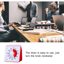 Timer analogico visivo, timer silenzioso per il conto alla rovescia, strumento di gestione del tempo per bambini