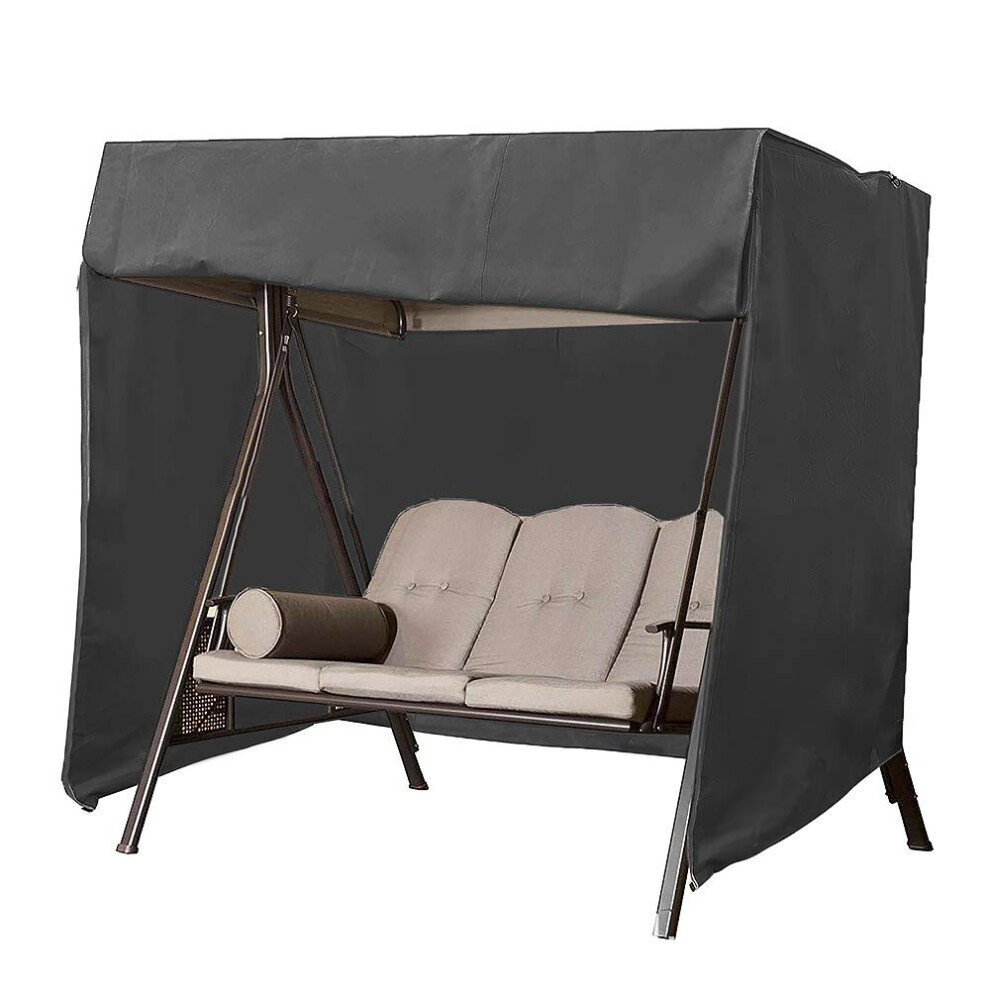 Housse de protection pour balancelle de jardin, imperméable, Oxford, protection UV, noire