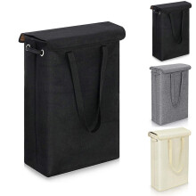 Cesto de roupa Rich Slim, dobrável, respirável, bege