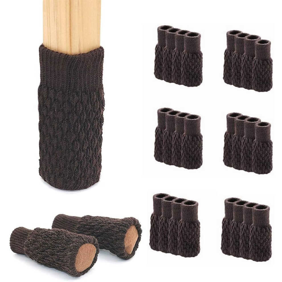 Lot de 24 coussins de meubles, adaptés aux planchers de bois franc, coussin de protection de sol hautement élastique