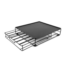 Porta cápsulas de café Diseño de cajón de gran capacidad Práctico soporte para cápsulas de café en la base de