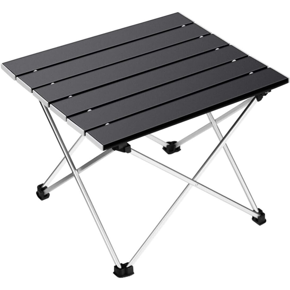 Table pliante portable en aluminium, table de camping ultra légère avec sac pratique à transporter
