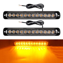 2x 12LEDS LED-vilkkuvat auton hätävaroitusvalot Vilkkuvat varoitusvalot baari Moottoripyörän suuntavilkku