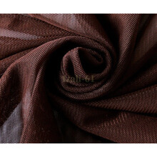 (24# Coffee) 160cm Wide Crystal silkly Organza wedding drape Material dress DIY 28 colors