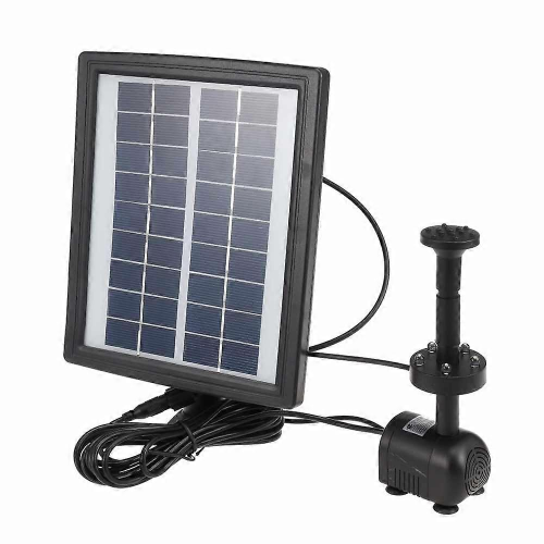 LED-Solarbrunnen-Wasserpumpen-Set mit Batterie 1