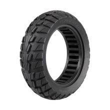 Pneu plein 10 pouces, 10x2.70-6.5 Pneu plein Scooter Tubeless Pneu anti-crevaison, antidéflagrant Soli