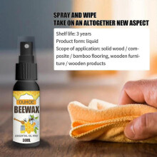 Ouhoe Furniture Beeswax Spray Wood Polishing Wax Floor Dining Table Renovation Spray