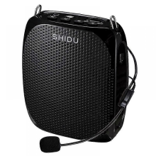 Microphone filaire D, mini haut-parleur audio portable, son stéréo naturel, pour enseignant (noir)