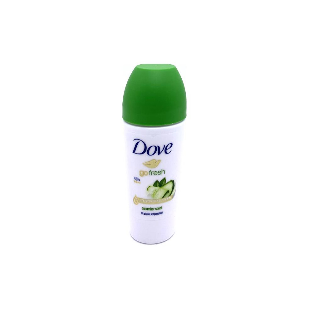 6 x Dove Go Fresh Cucumber Scent Anti-Perspirant Roll On 50ml