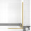 NES Home Nes Home 1700mm Round Bath with Legs and Brushed Brass Frame Square Bath Screen 5