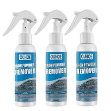 (3pcs) OUHOE Multi-Purpose Rust Remover Spray Metal Surface Chrome Paint Car