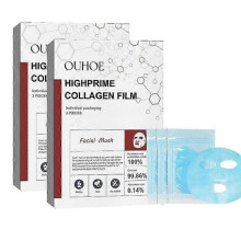 (6pcs) 6-24pcs OUHOE Hydrolyzed Collagen Protein Film Gel Facial Mask Paper Anti Wrinkle Moisturizing Soluble Face Filler Fir