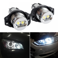 2x LED Angel Eyes BMW E90 E91 XENON VALKOINEN pysäköintivalo BMW Ringsille 6000K