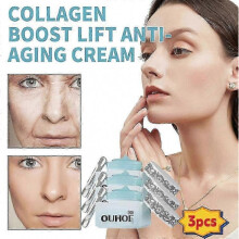 Ouhoe Collagen Anti-aging Cream Anti-aging Reorganization Firming Skin Fading Chloasma Anti-wrinkle Cream Anti-aging Skin Care Kit-8051057445896