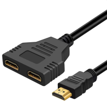 1080P HDMI-poort mannelijk naar 2 vrouwelijk 1 in 2 uit splitterkabel adapterconverter
