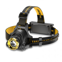 (EU-stekker) 990000lm LED-koplamp, oplaadbare koplamp, zoombare hoofdlamp, zaklamp